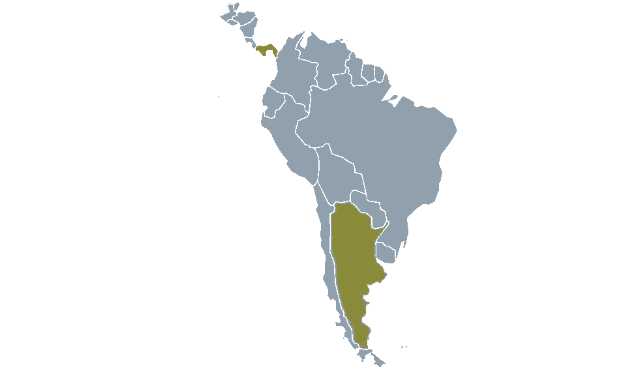 Click Map South America